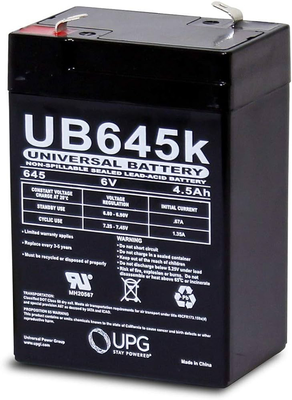 6V 4.5AH Sealed Lead Acid Battery Universal Battery