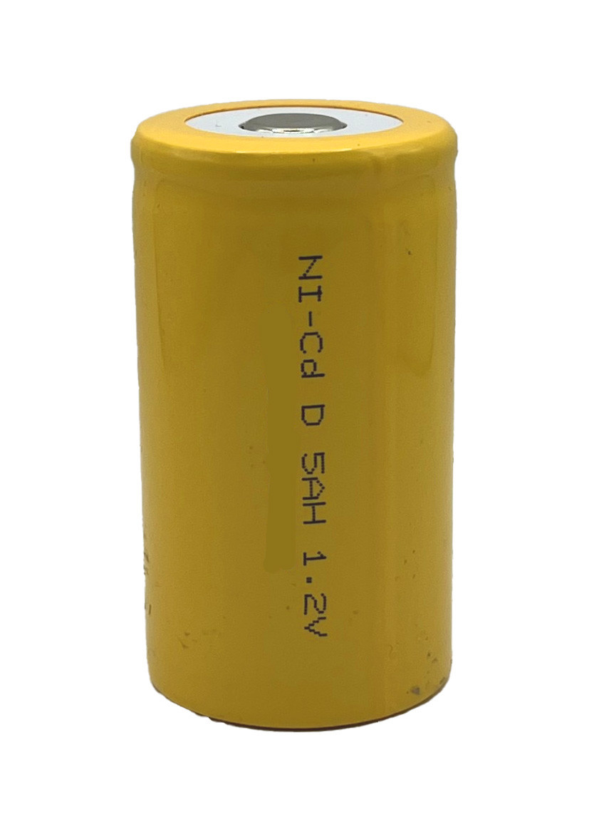 1.2V 5000mAh D Size NiCd Rechargeable Battery