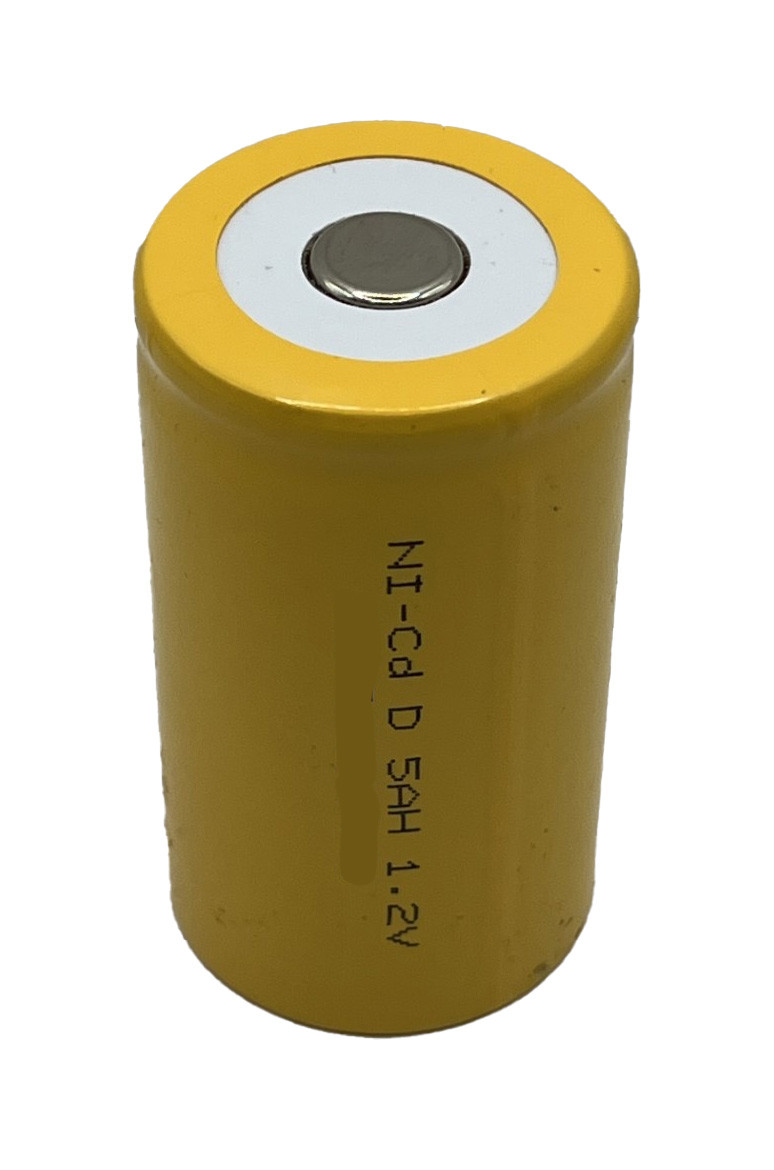 1.2V 5000mAh D Size NiCd Rechargeable Battery
