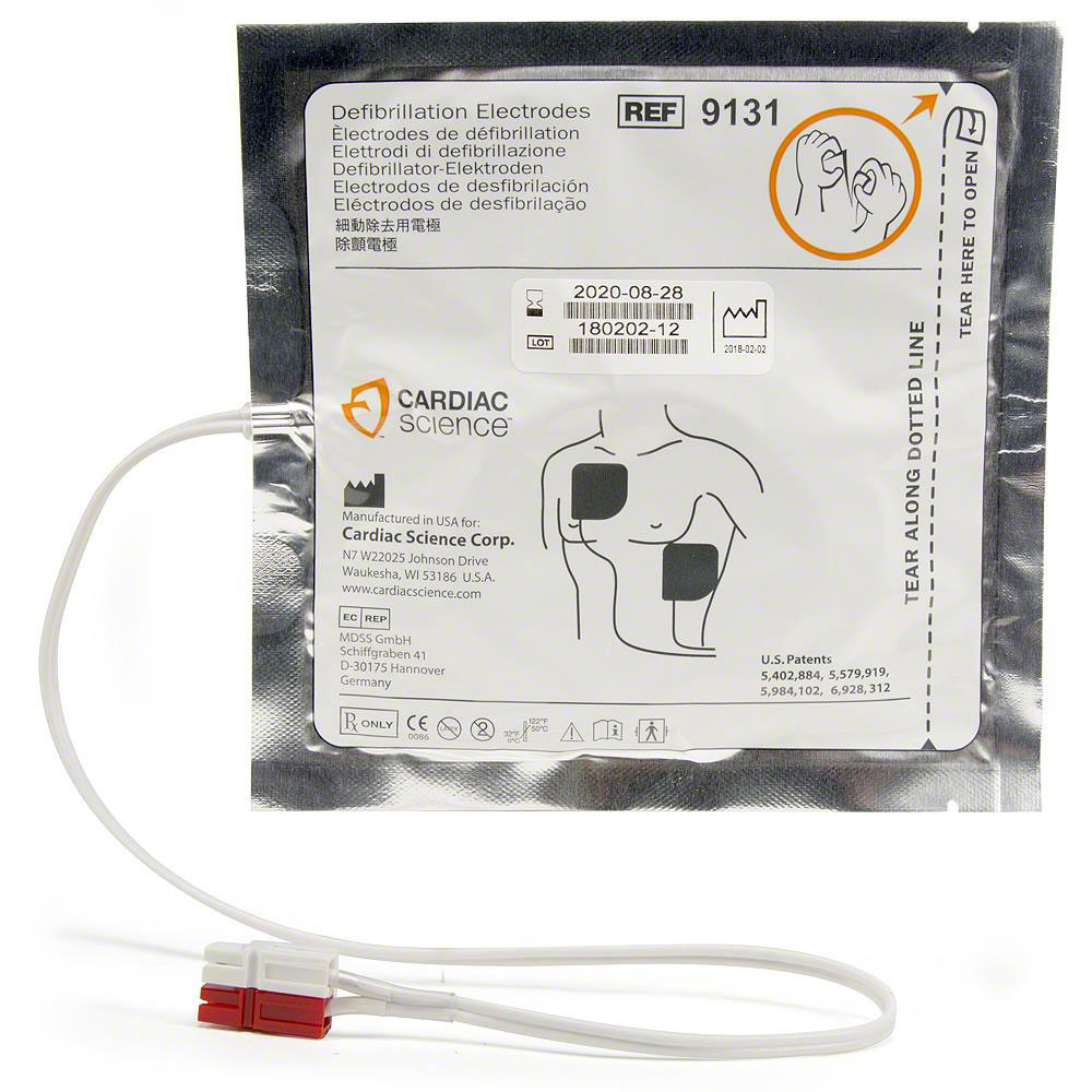 Buy genuine Cardiac Science Powerheart G3 Adult Pads (9131-001).