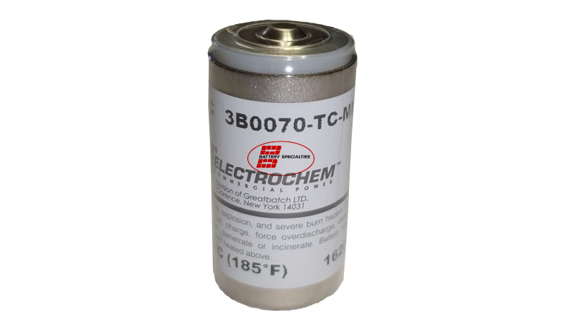3B0070TCMIL 3.9v 7Ah C Size Electrochem Battery