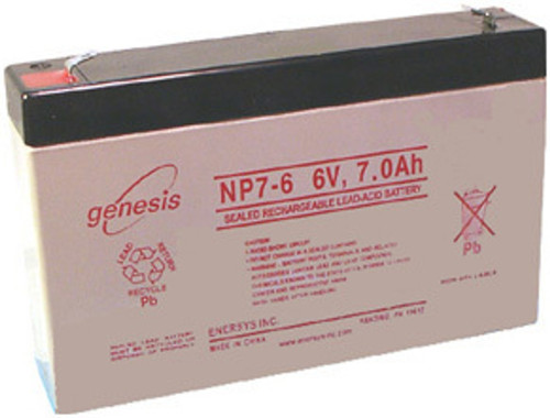 Enersys NP7-6 6V 7.0Ah Battery