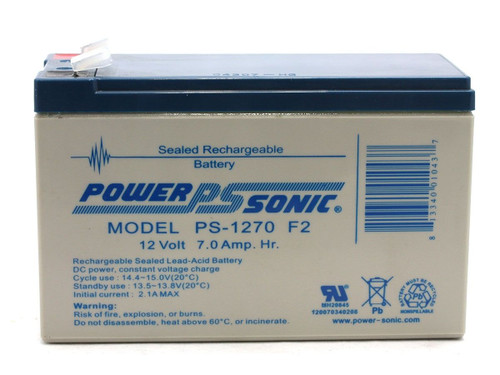 PS-1270F2 Power-Sonic 12V 7Ah AGM SLA Battery