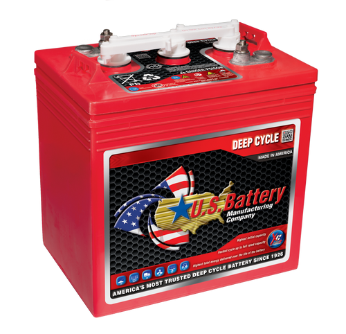 U.S Battery US2000XC2 Group GC2 6V Deep Cycle Golf Cart Battery