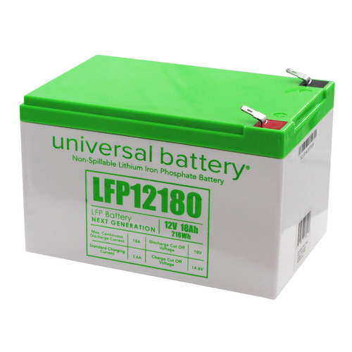 LFP12180 Lithium LifePo4 Universal Battery
