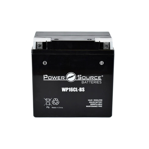 Power-Source WP16CL-BS YTX20HL AGM Maintenance Free Battery