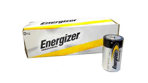 EN95 D Cell Energizer Industrial Alkaline Battery - 12PCS