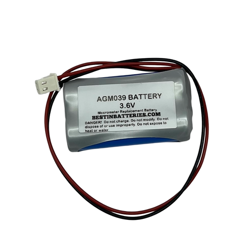 AGM039 Mccrometer Replacement Battery Pack One Double A AGM039 Mccrometer Replacement Battery Pack One Double A