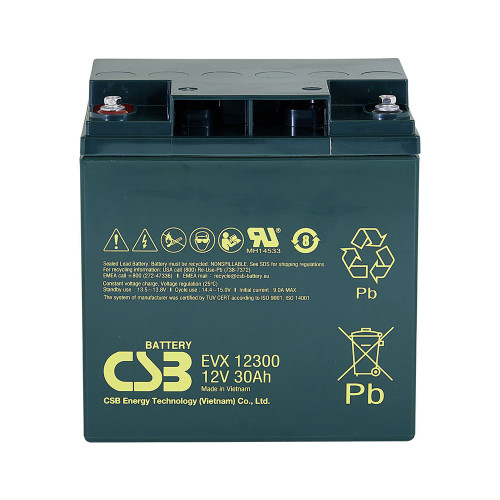 CSB EVX12300 12V 30Ah AGM Deep Cycle Battery