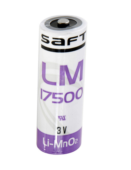 Saft LM17500 3V Lithium Manganese Dioxide (Li-MnO2) A-Size Battery