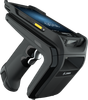 Zebra RFD40 Premium Plus RFID sled side view with mobile computer attachment