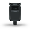 Zebra RFD40 Premium Plus RFID sled front view with mobile computer attached for RFID and barcode scanning