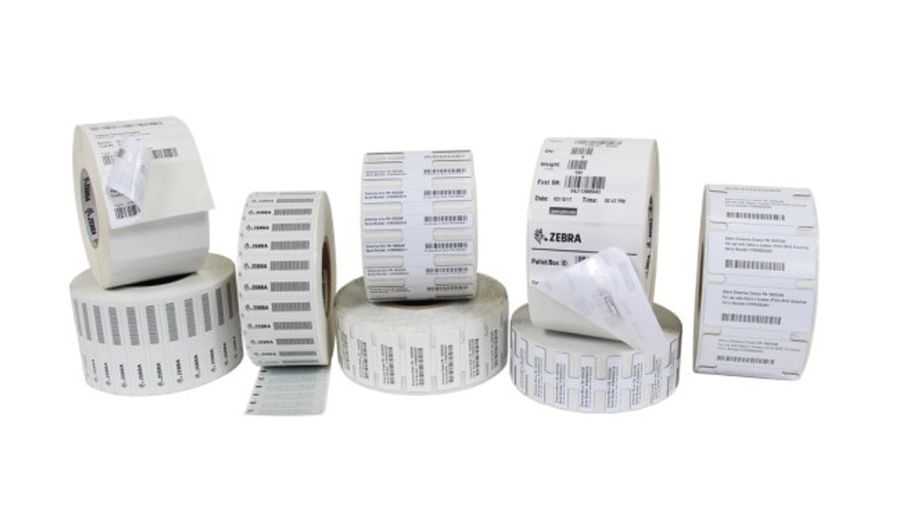  Zebra 2 x 1 in Direct Thermal Paper Labels Z-Perform