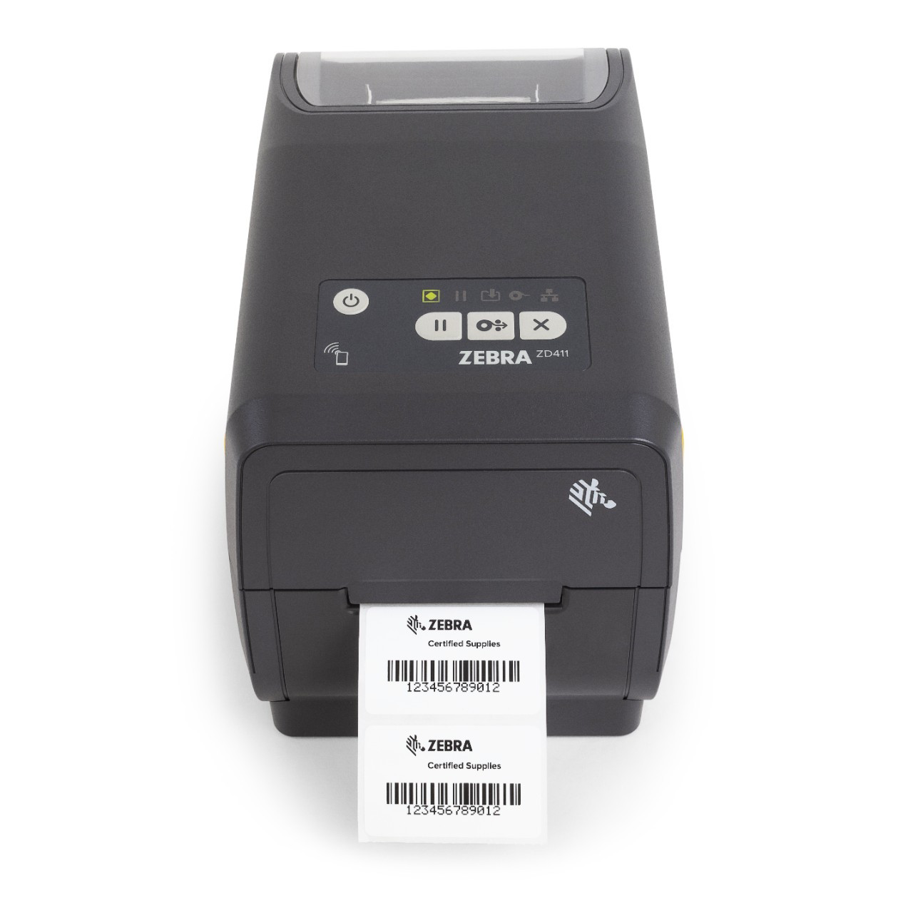 ZEBRA Direct Thermal Printer ZD411; 300 dpi, USB, USB Host, Modular Connectivity Slot, BTLE5, US Cord, Swiss Font, EZPL - 1