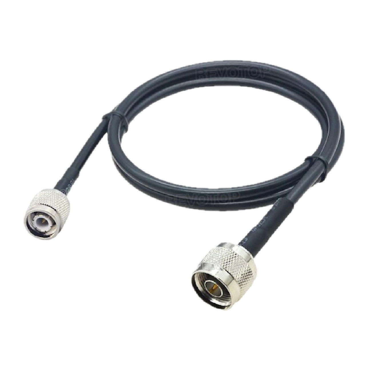 RANGEFUL TNC Mâle Connecteur à Sertir Type LMR240 LMR-240 RG59U RG8X RG-8X RF De Câble Coaxial Nickelé Avec Broche Plaquée Or (Pack De 10