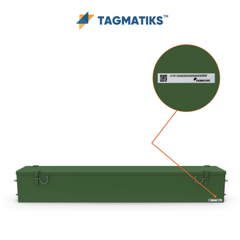 TagMatiks Pre-printed/Pre-encoded On Metal Labels- 1.8” x 0.31” (TAG-K-LBL-OM-18031)