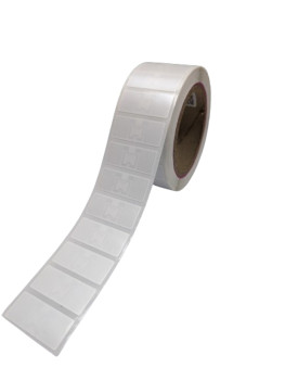 TronRFID 1.85 X 0.91 Paper RFID Blank Labels 5000 Labels/roll 3" Core (TR-7208)