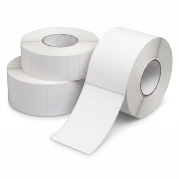 TronRFID 0.945" x 0.551" Poly RFID Blank Labels, 2500 Labels/roll, 1" Core (TR-7214)