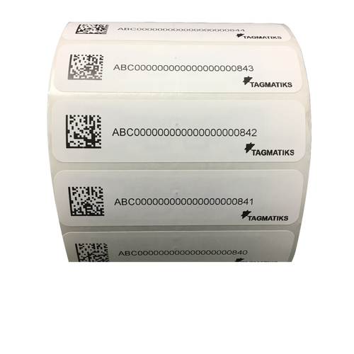 TagMatiks Kickstart 4" x 1" RFID Labels (TAG-K-LBL-41)