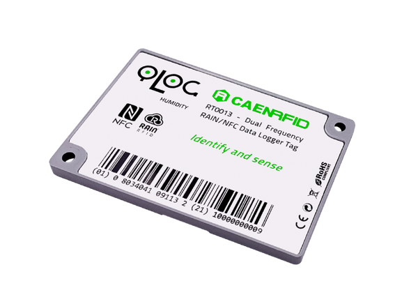 Caen qLog RT0013 Dual Frequency RAIN/NFC Data Logger Tag (WRT0013XAAAA)