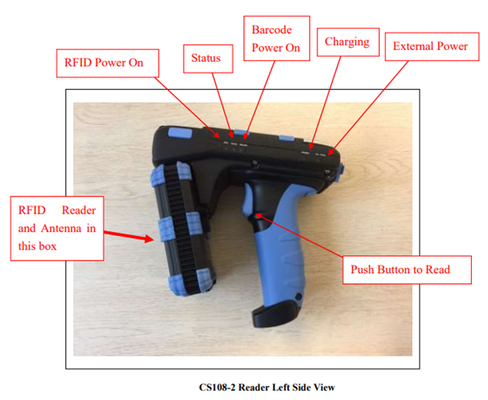 The Basics of Setting up the CS108 Handheld Reader