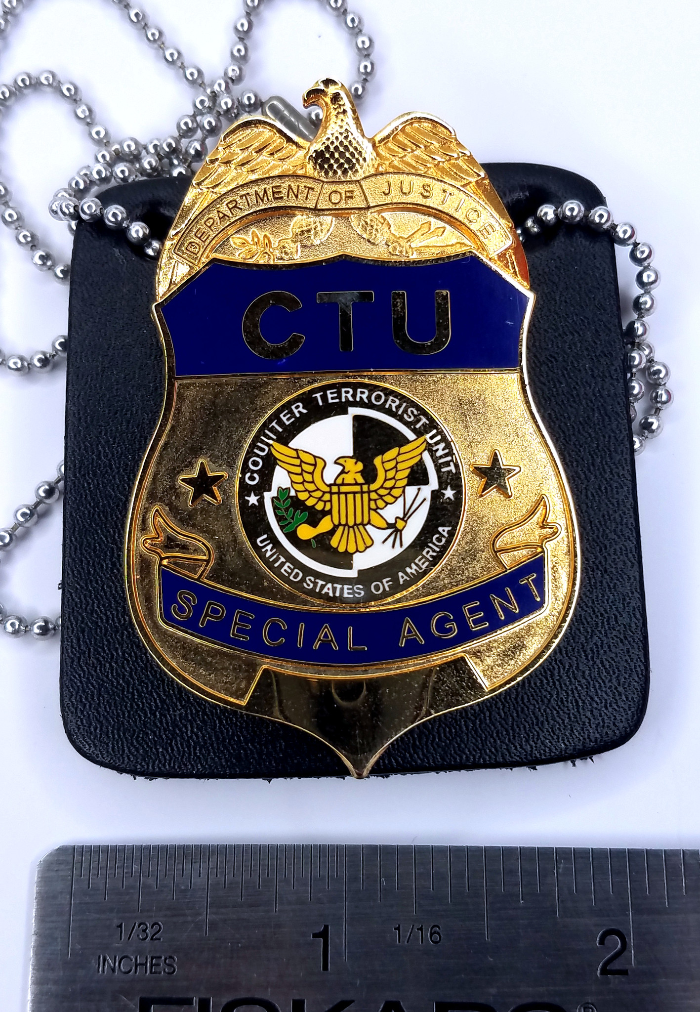 24 Tv Series Ctu Special Agent Prop Replica Badge Jack Bauer Alien Entertainment