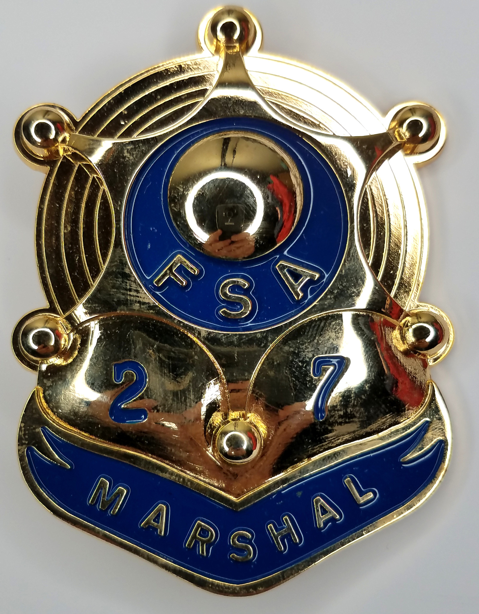 Outland F S A Marshall Prop Replica Badge From The Movie Starring Sean Connery Alien Entertainment