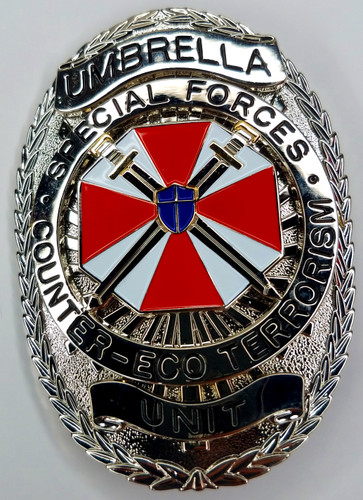 UMBRELLA Special Forces Unit - Counter-Eco Terrorism  - Resident Evil Movie Prop Replica Badge