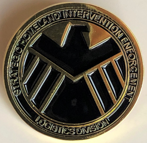 SHIELD Logo - Based on the Marvel Comics, Movie and TV Series - Metal Enamel Lapel Pin