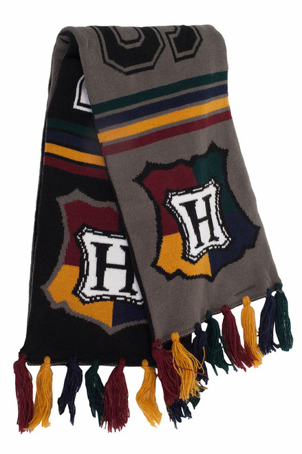 Harry Potter HOGWARTS Reversible Varsity-Style Knit Scarf