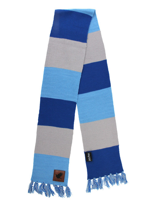 Harry Potter RAVENCLAW House Patch Striped Scarf