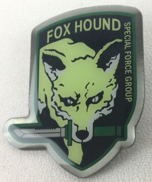 FOX HOUND CAMO Green - Video Game METAL GEAR SOLID - Special Forces Group - Enamel Pin