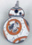 BB-8 - Star Wars Movie Series - Enamel Disney Art Trading Pin - BB8 Droid