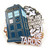 The TARDIS Doctor Who Science Fiction TV Series Logo - Danbury Mint Enamel Lapel Pin
