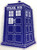 TARDIS Patch With Exposed Stitching