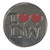 I "Double Heart" Love DW - Doctor Who Science Fiction TV Series - UK Enamel Lapel Pin