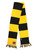 Harry Potter HUFFLEPUFF House Patch Striped Scarf