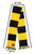 Harry Potter HUFFLEPUFF House Patch Striped Scarf