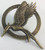 The Hunger Games Mockingjay Bronze Metal Pin