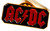 AC/DC (Angus Young - Brian Johnson, Bon Scott) Rock N Roll Band Logo - UK Imported Enamel Pin