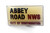 The BEATLES - Abbey Road Street Sign - UK Imported Enamel Pin