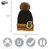 Harry Potter HUFFLEPUFF House Heathered Pom Beanie Hat