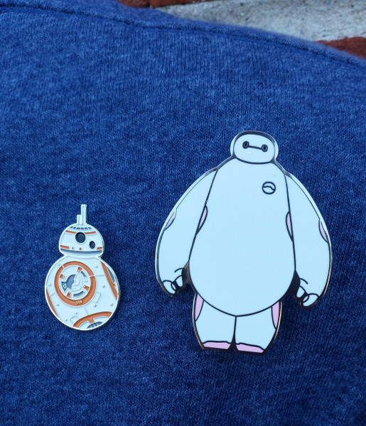Robot Friends - BB-8 & BAYMAX - Enamel Trading Pin Set