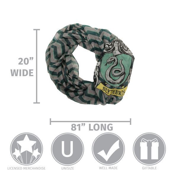 Harry Potter SLYTHERIN House Infinity Scarf