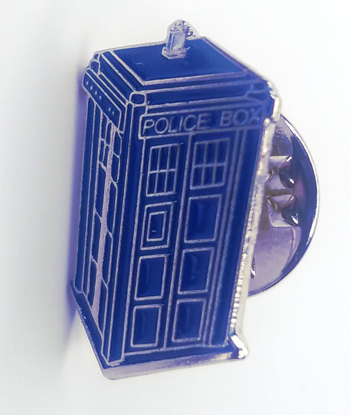 TARDIS - Doctor Who Science Fiction BBC TV Series - UK Imported Enamel Lapel Pin