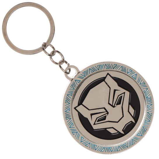 Black Panther Movie Logo Metal Keychain