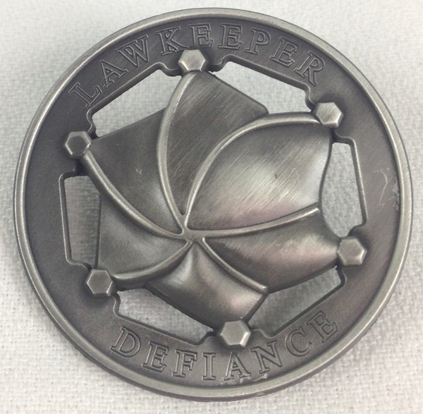 DEFIANCE Lawkeeper - Television Series and Video Game - 3D Badge Logo Pin