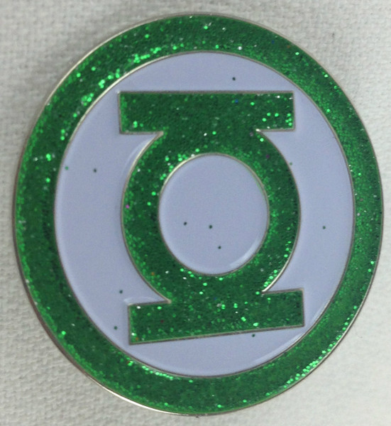 GREEN LANTERN Power Ring Icon Logo DC Universe Comic Books & Movie - Enamel Pin