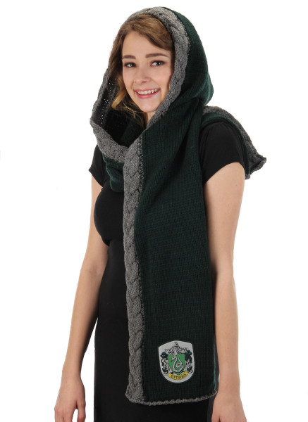 Harry Potter SLYTHERIN House Knit Hood