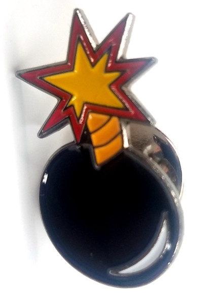 Bomberman Animated Cartoon Bomb - UK Imported Lapel Pin